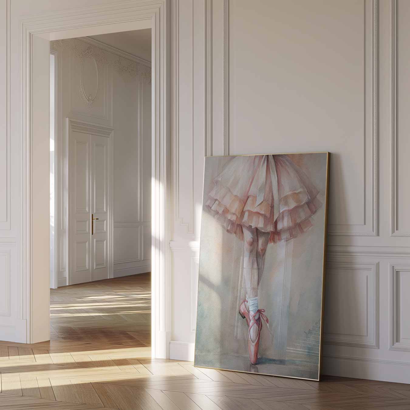 Elegante Balletschoonheid Poster-WallArtistic