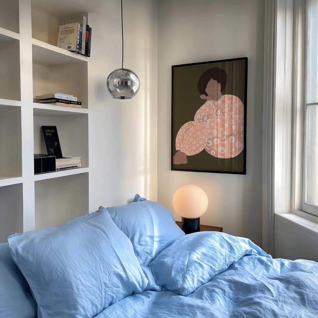 Stijlvolle Abstracte Vrouwenfiguur Poster-WallArtistic