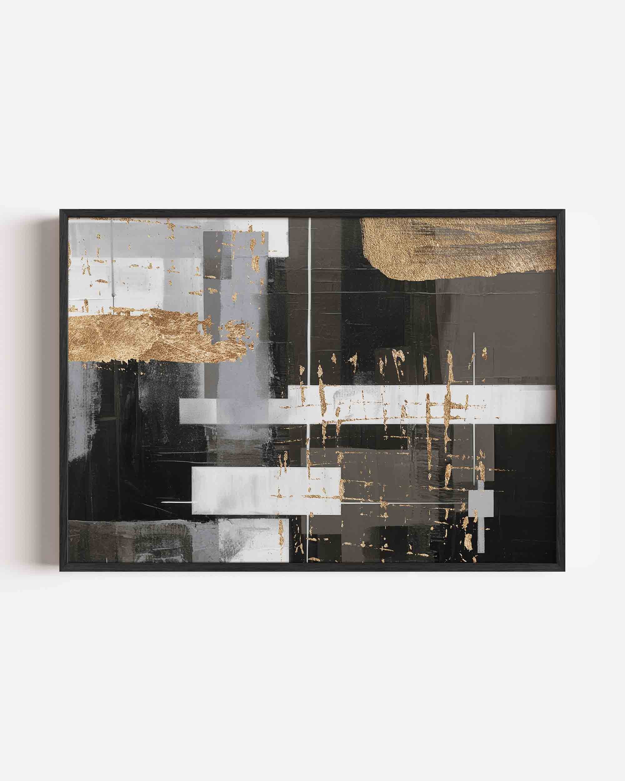 Abstracte geometrische vormen Poster