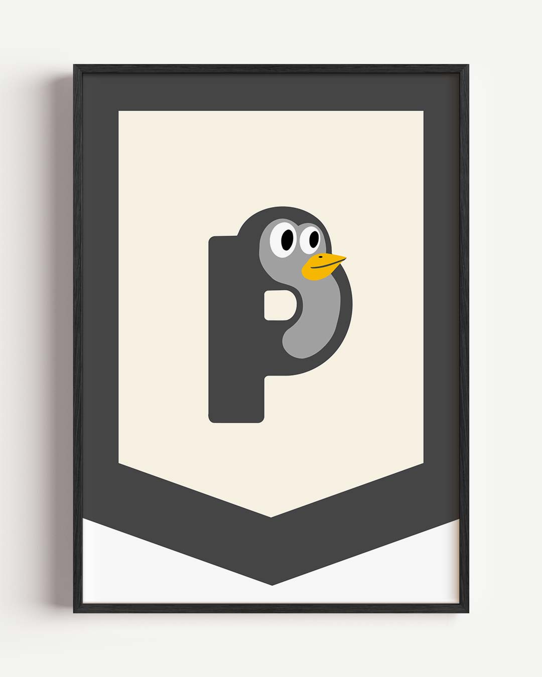Schattige Pinguïn Poster-WallArtistic