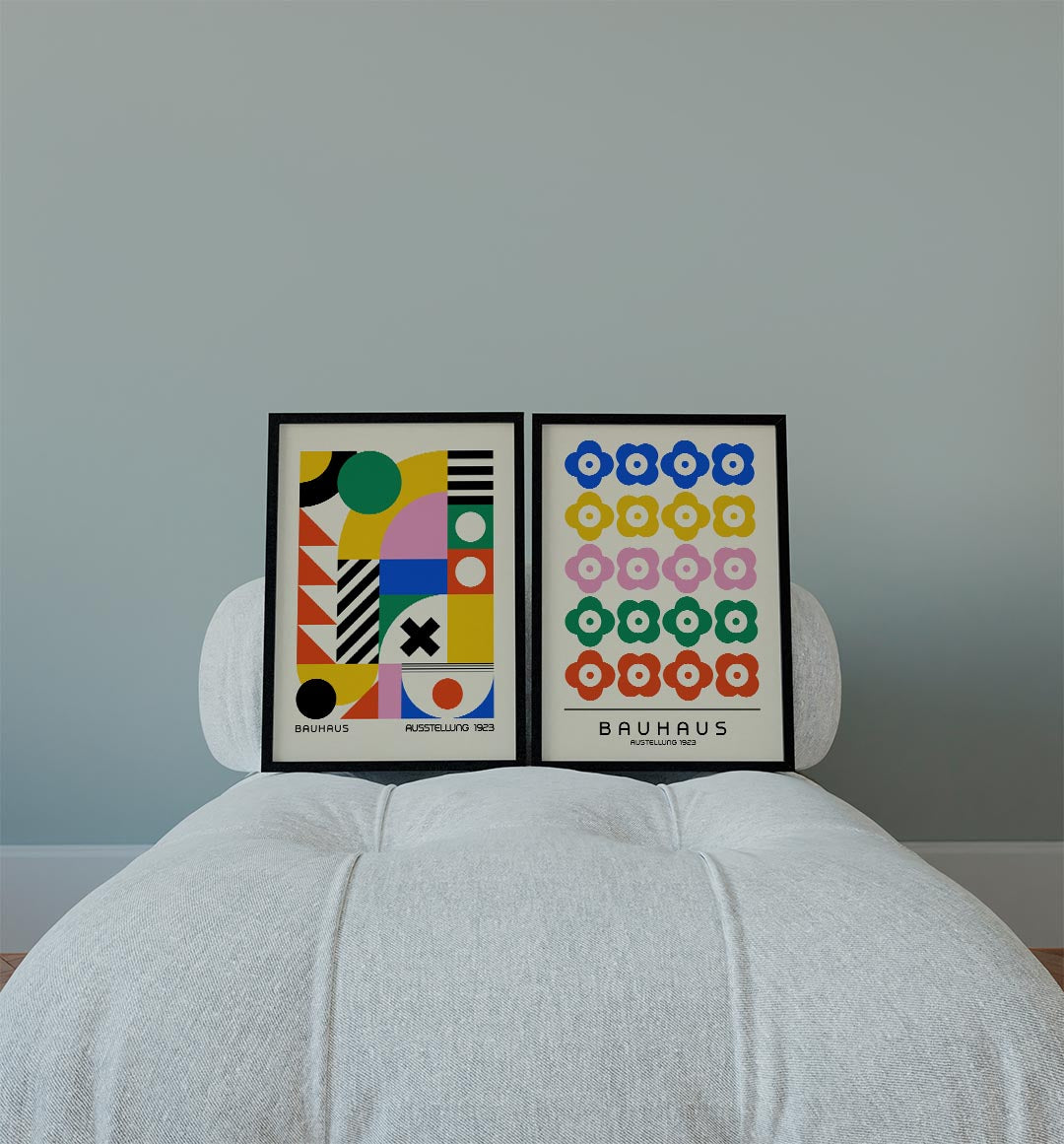 Vormen en kleurvlakken Posterset