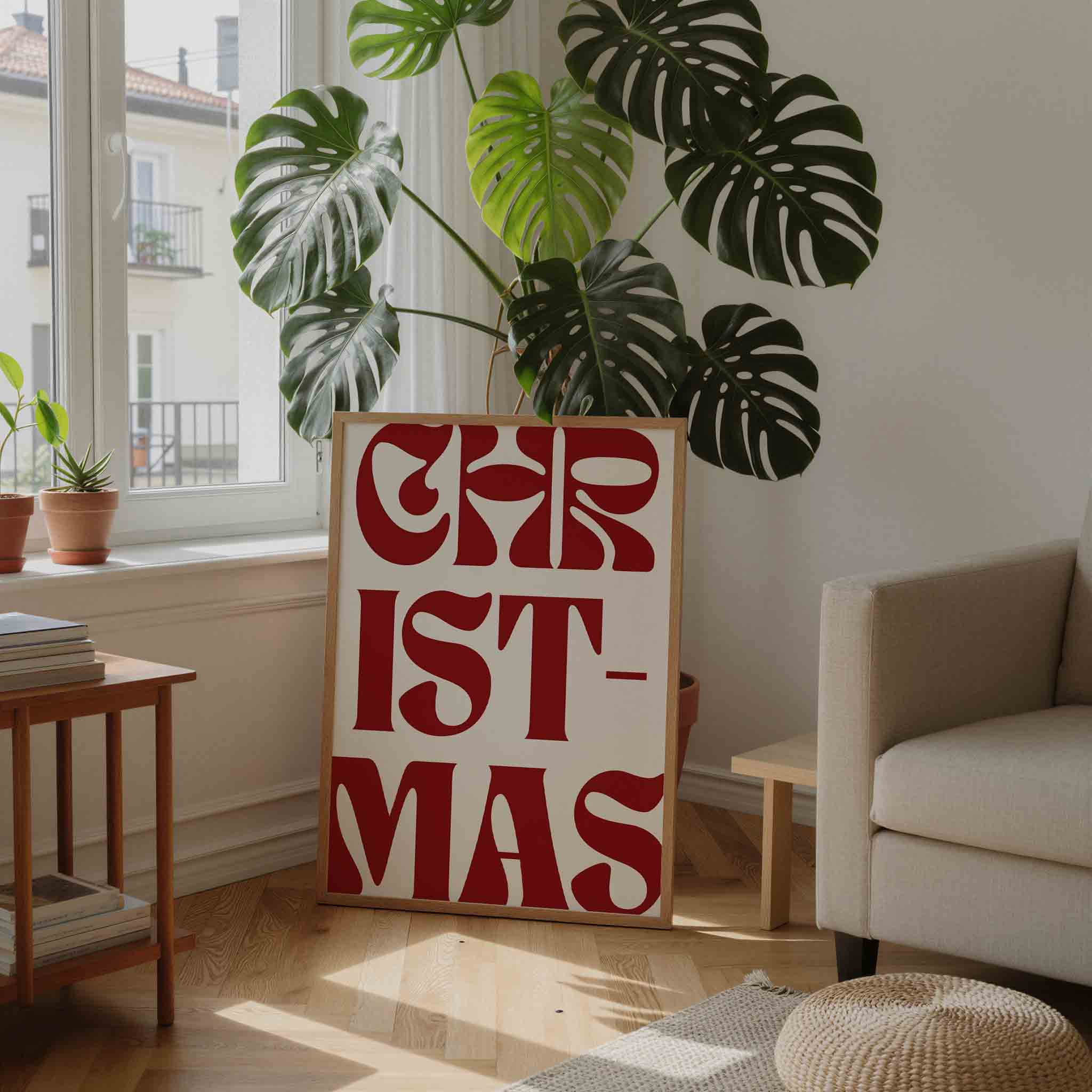 Christmas typografie Poster