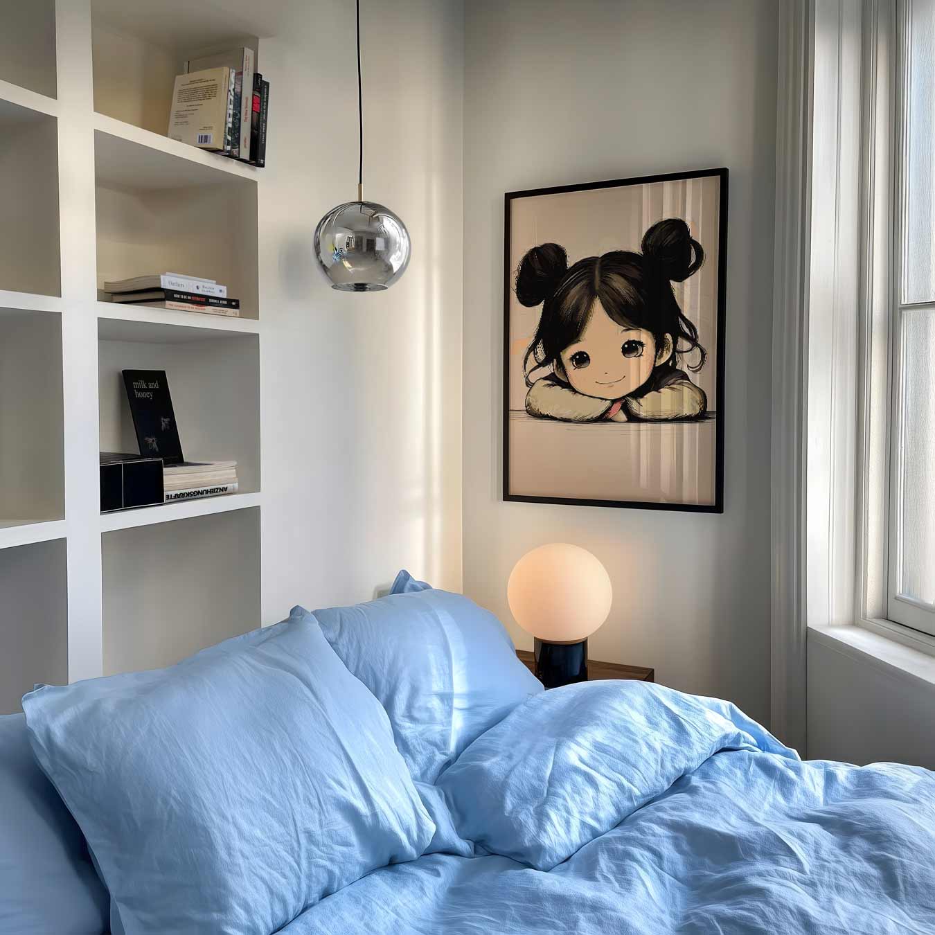 Schattige Kinderkunst Poster-WallArtistic