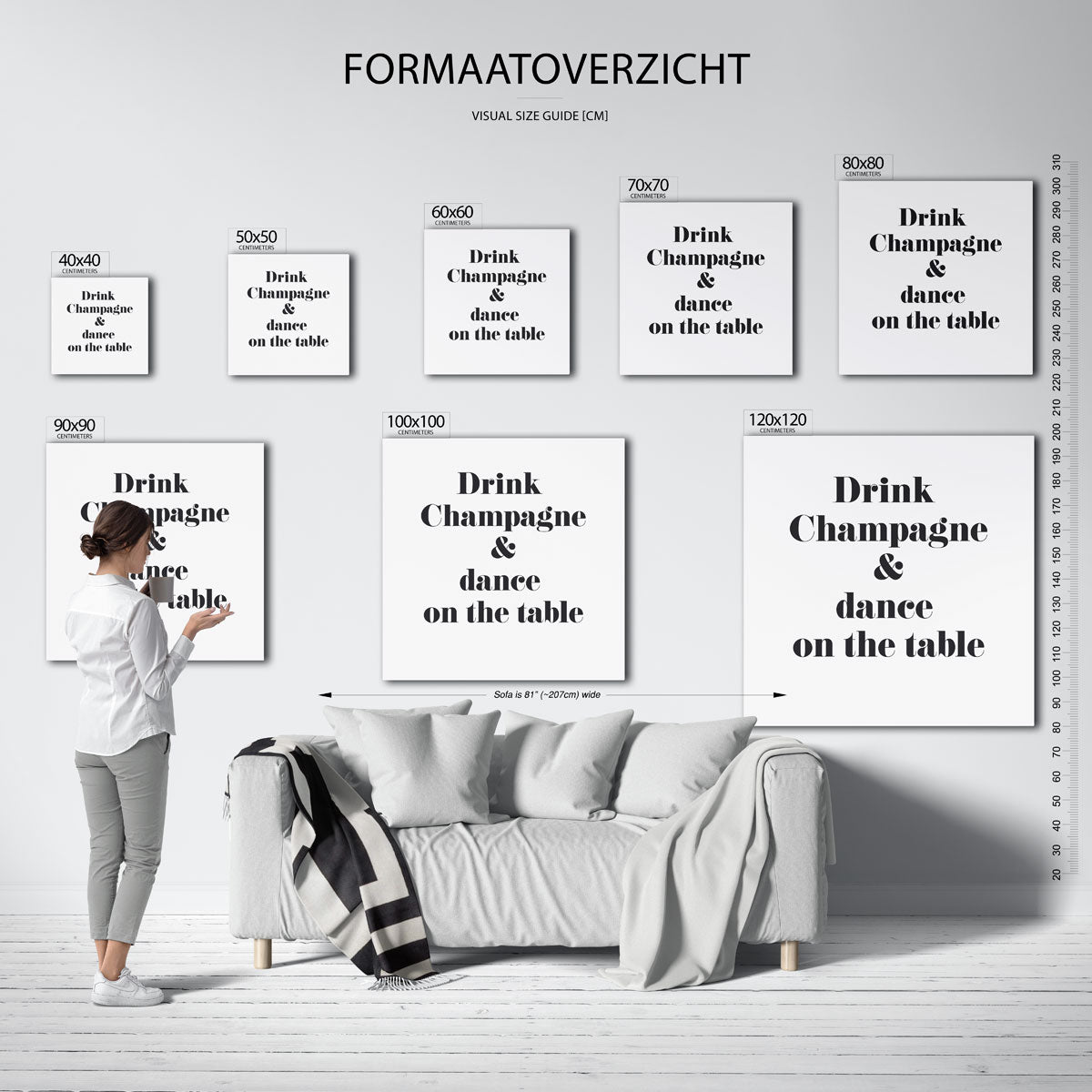 Drink champagne Poster