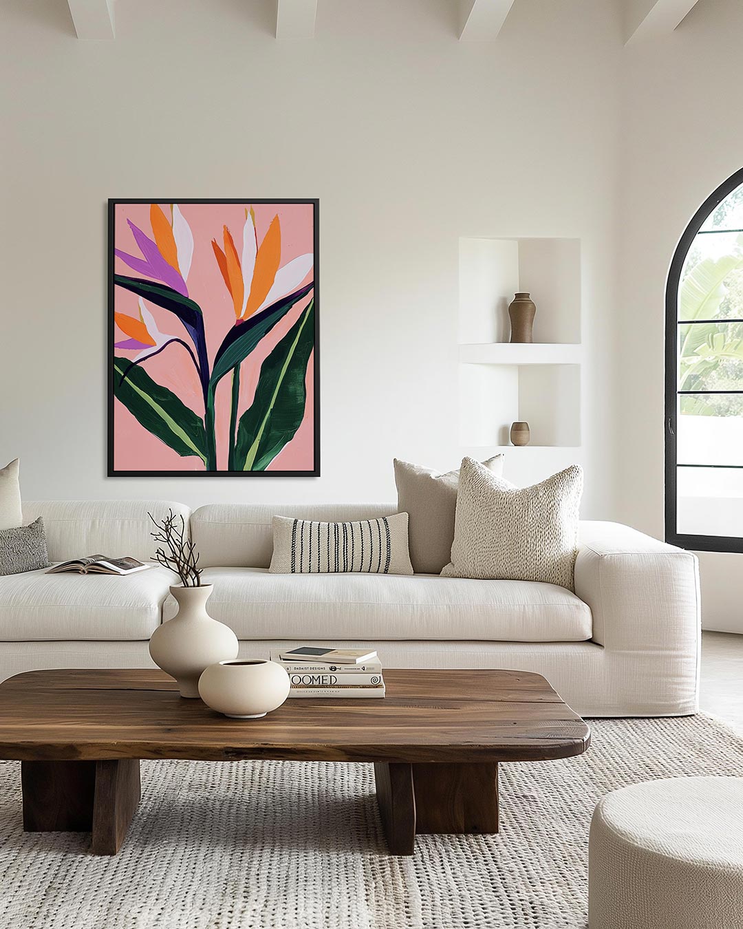 Vrolijke bloemen Kunstwerk
