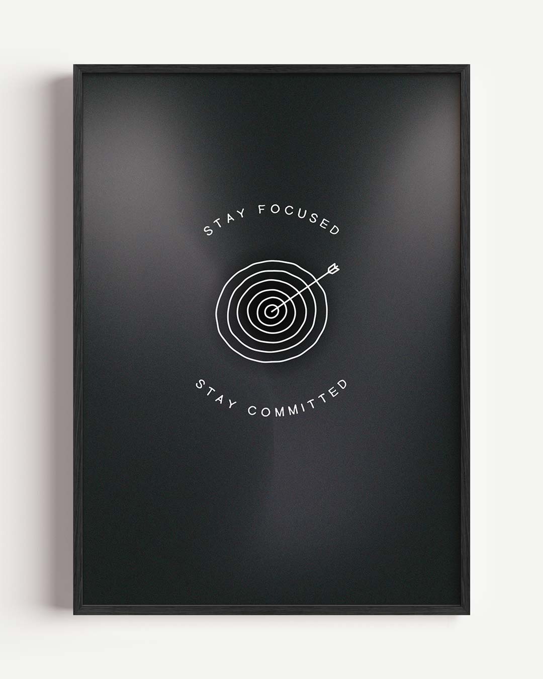 Stay Focused Target Poster-WallArtistic