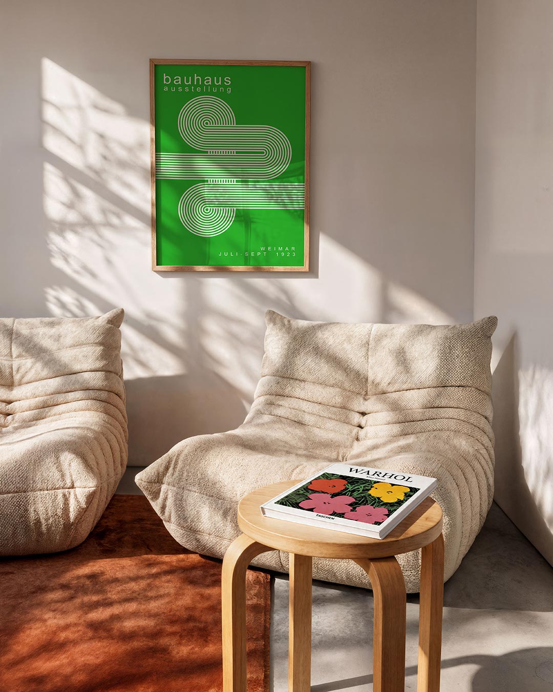 Lijnen en kleurvlakken Poster