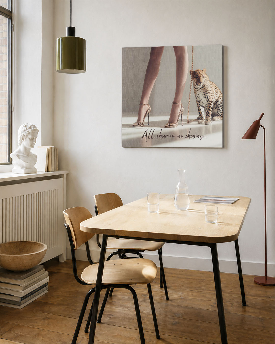Elegante dierenprint Kunstwerk