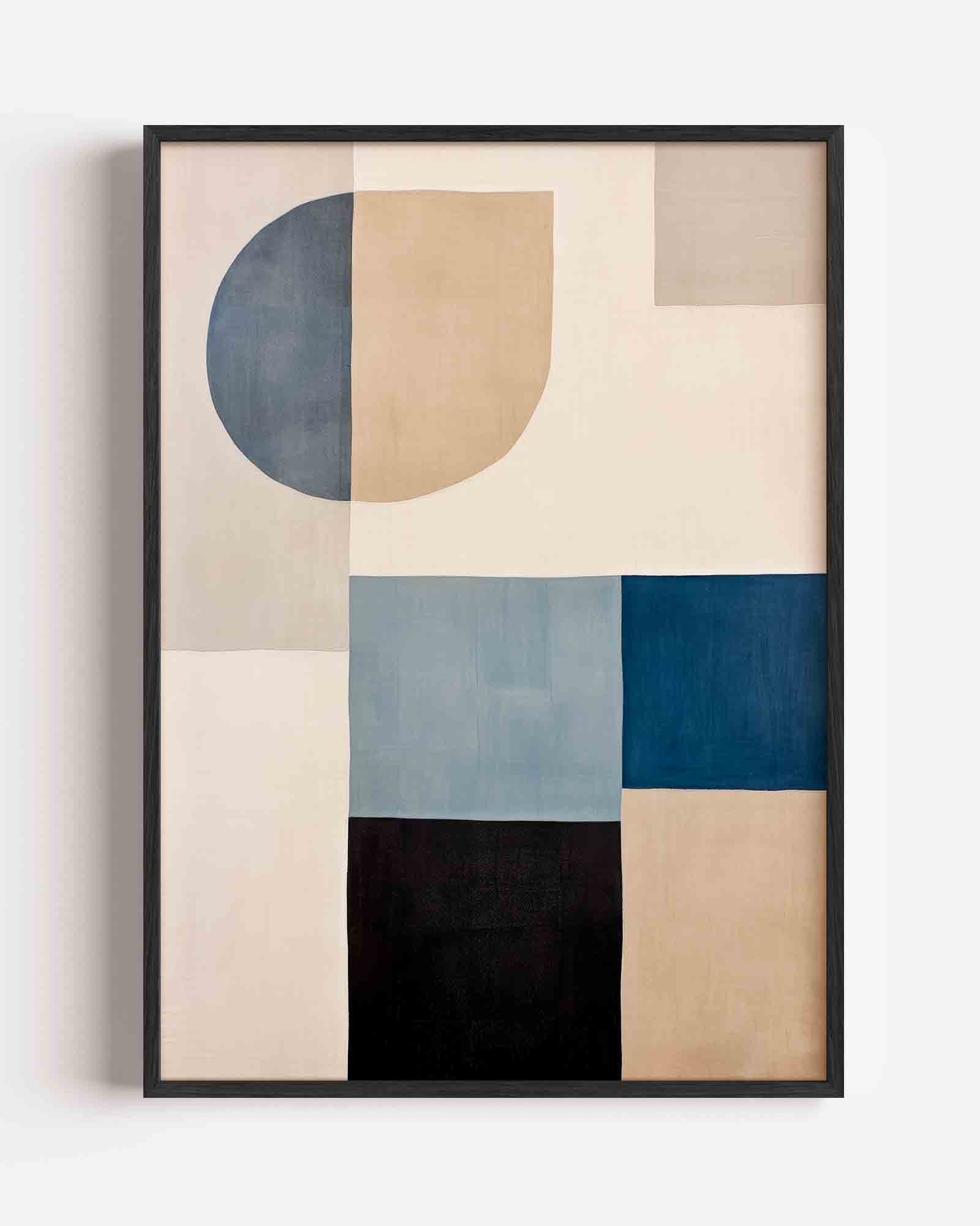 Abstracte vormen Poster