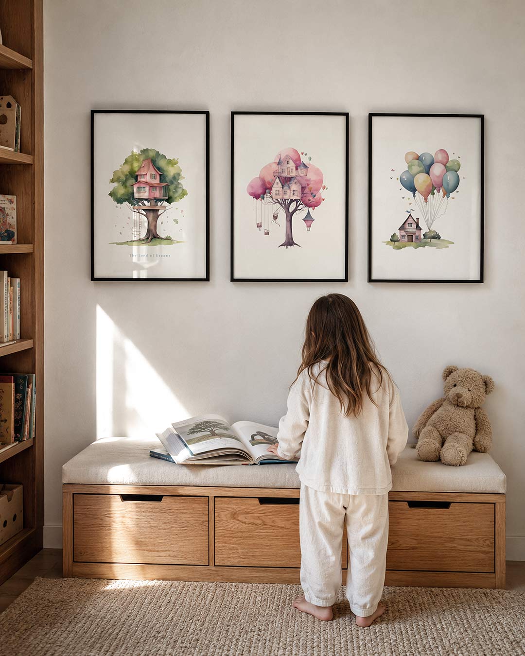 Boomhuis fantasie Posterset