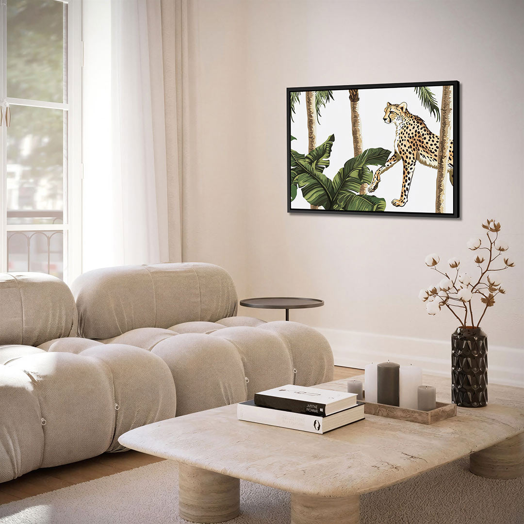 Jungle scène Kunstwerk