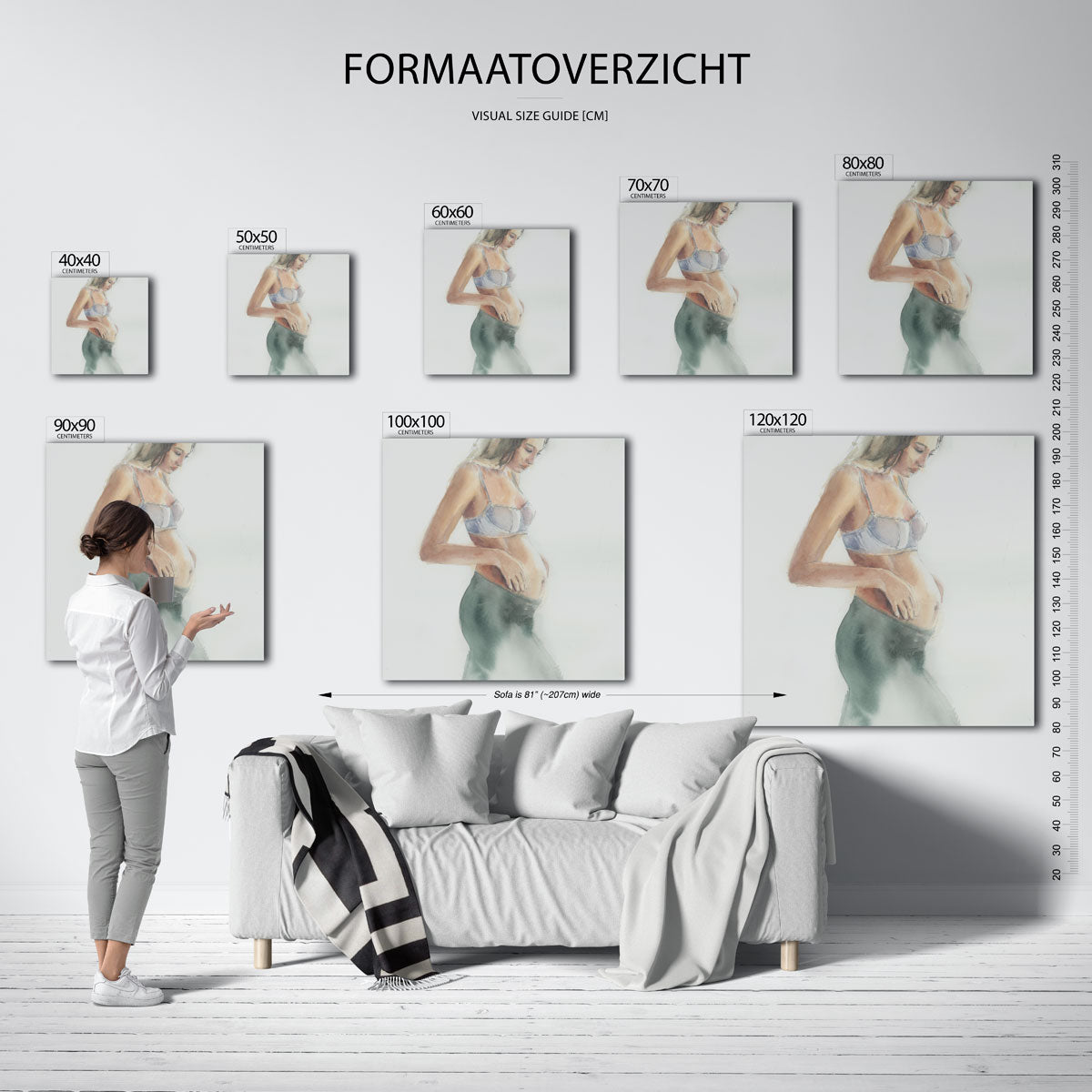 Zwangere vrouw Poster