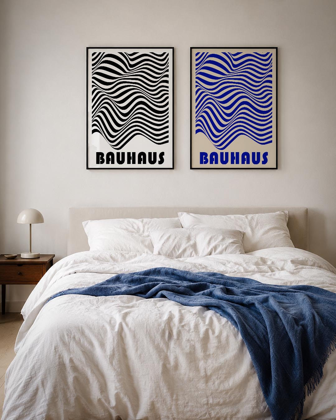 Golvend lijnenspel Posterset