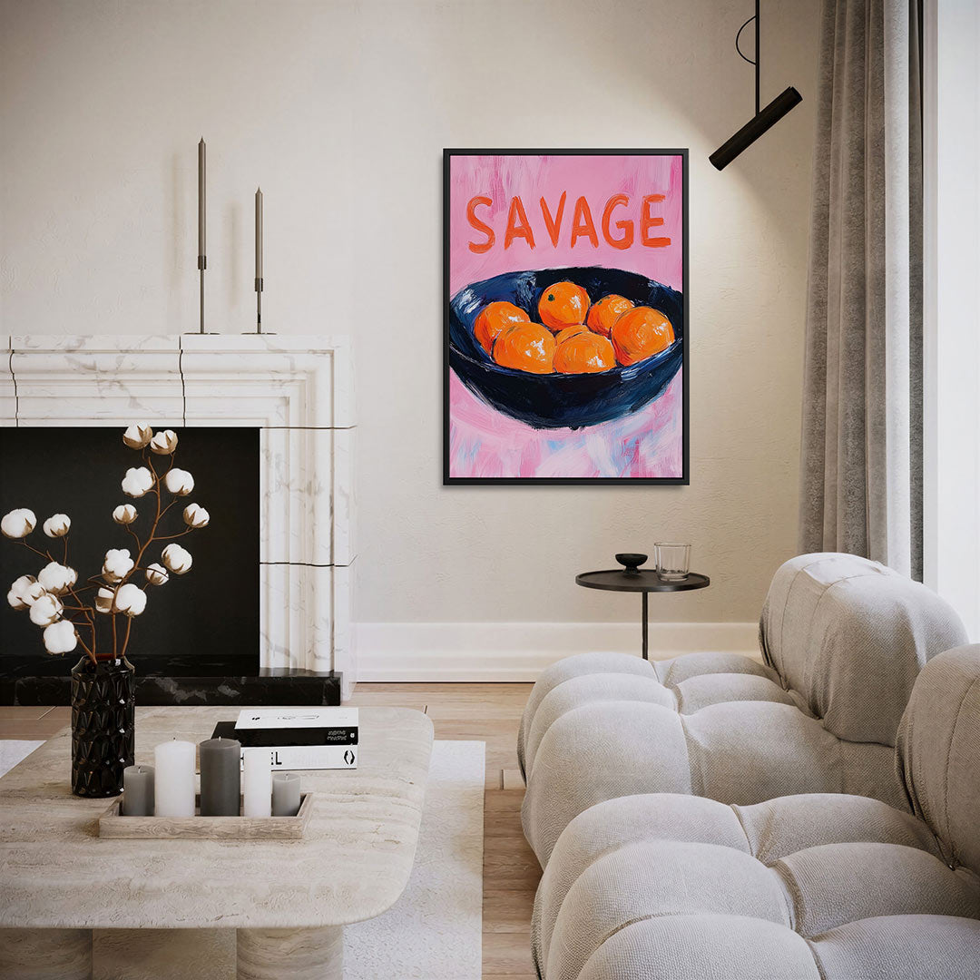 Fruit in krachtige kleuren Kunstwerk