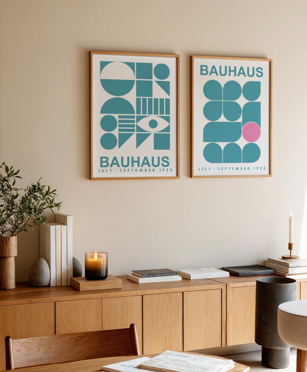 Vormen en vlakken Posterset