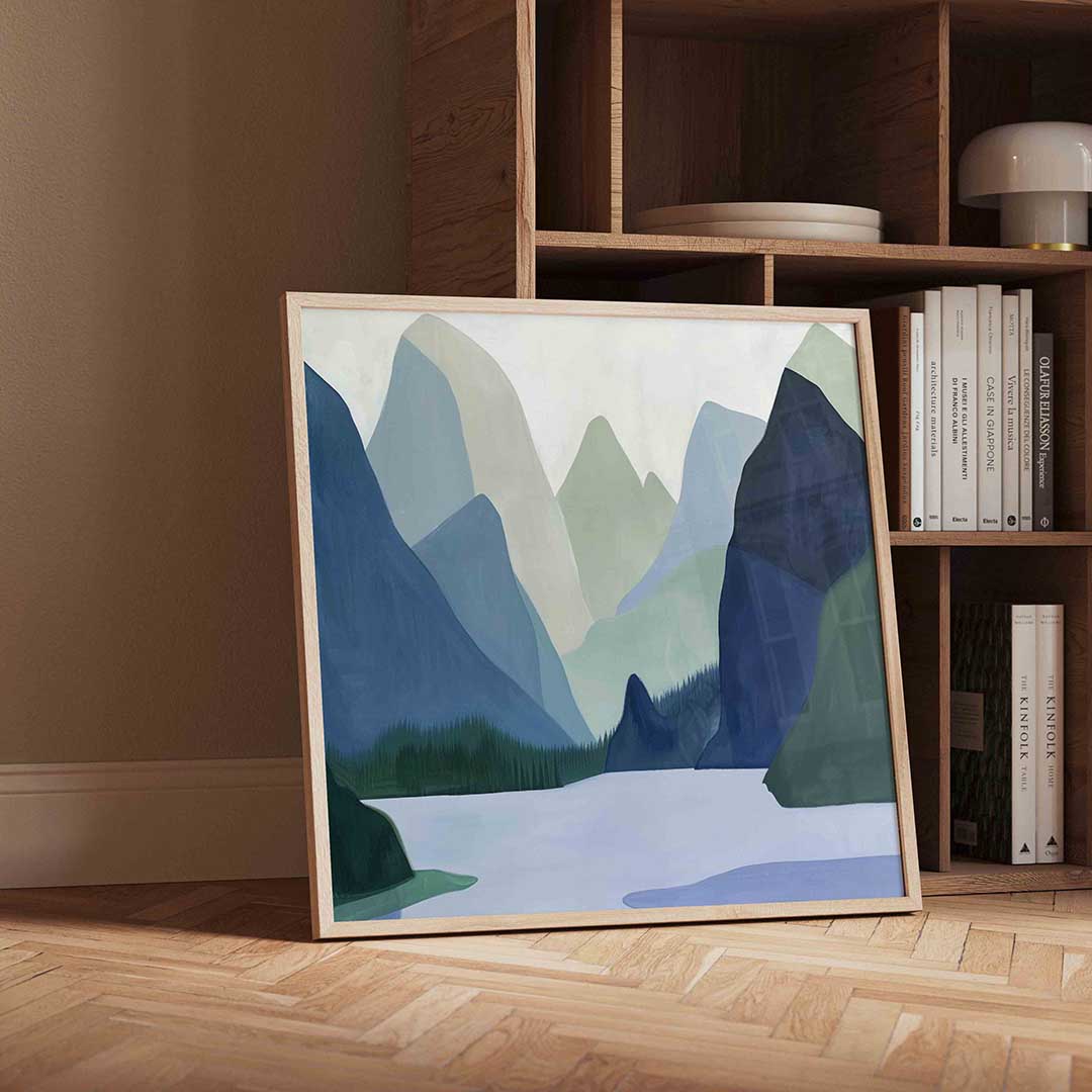 Berglandschap Poster