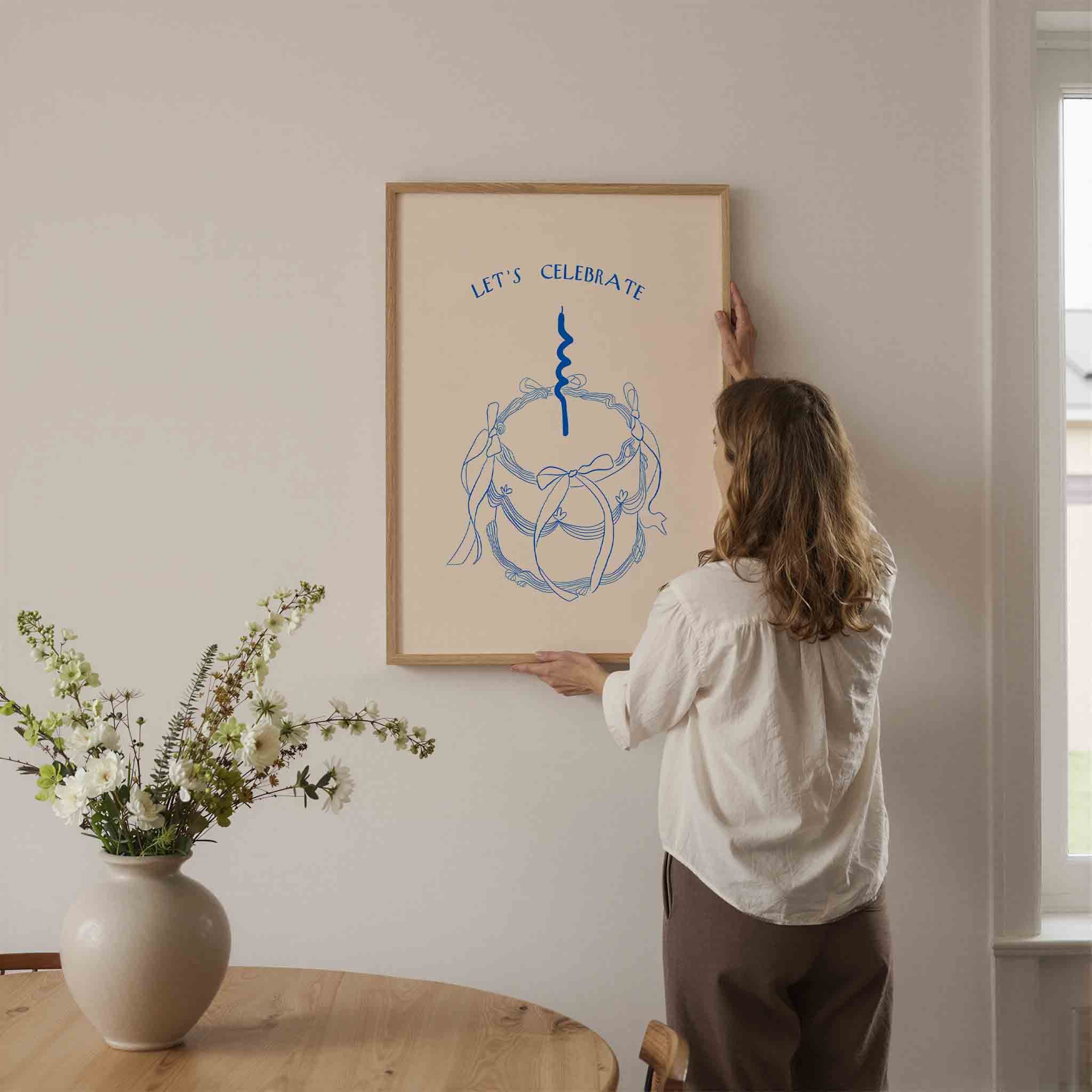 Feestelijke taart Poster