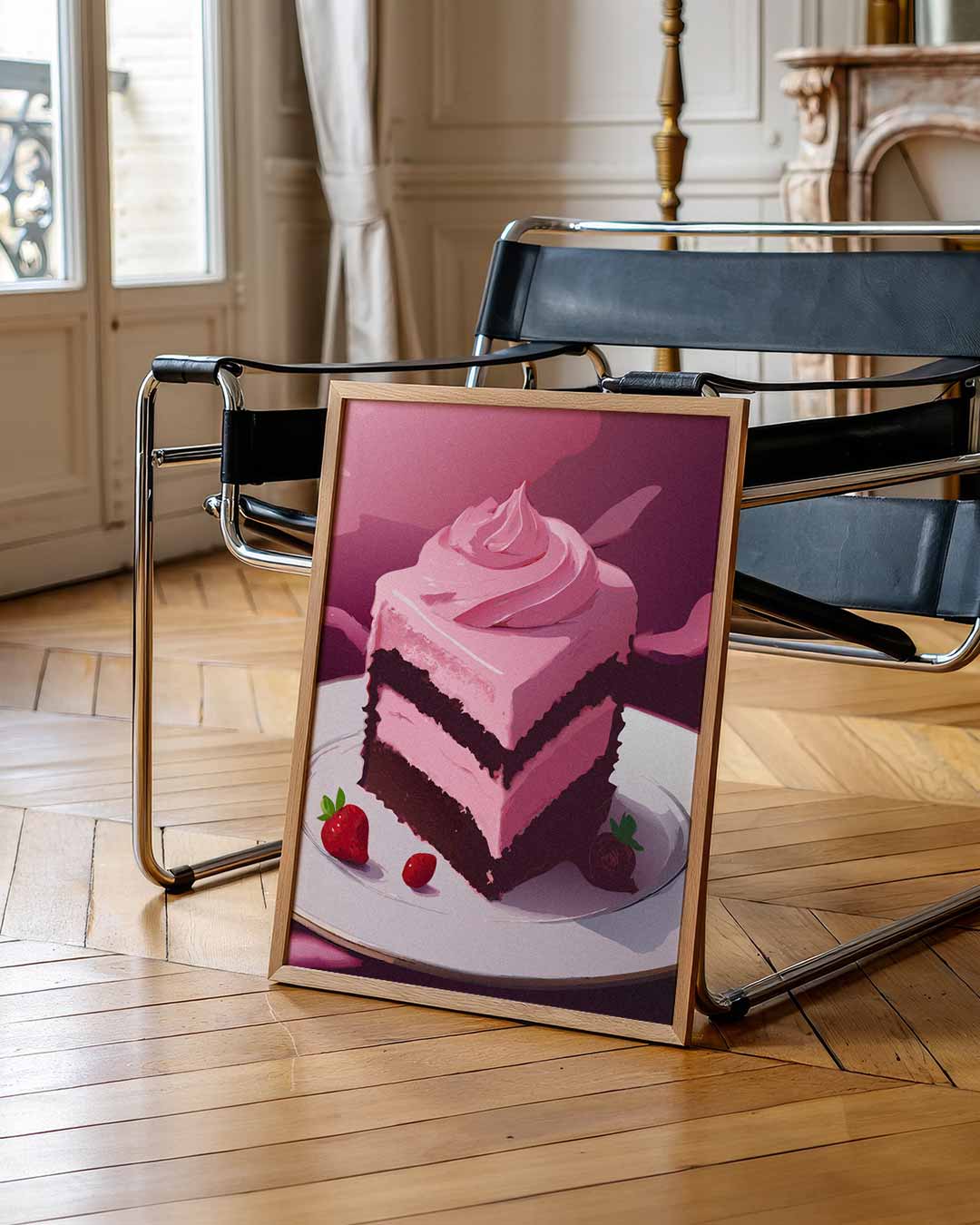 Roze Dessert Verlangen Poster-WallArtistic