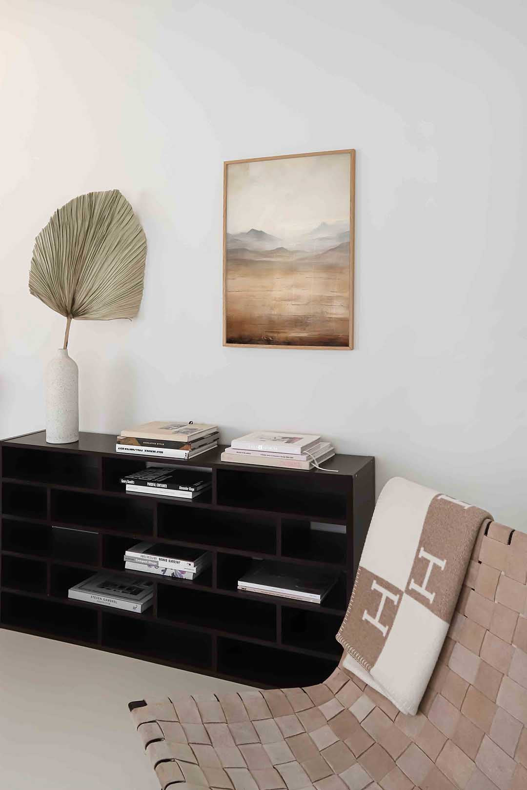 Landschap met bergen Poster