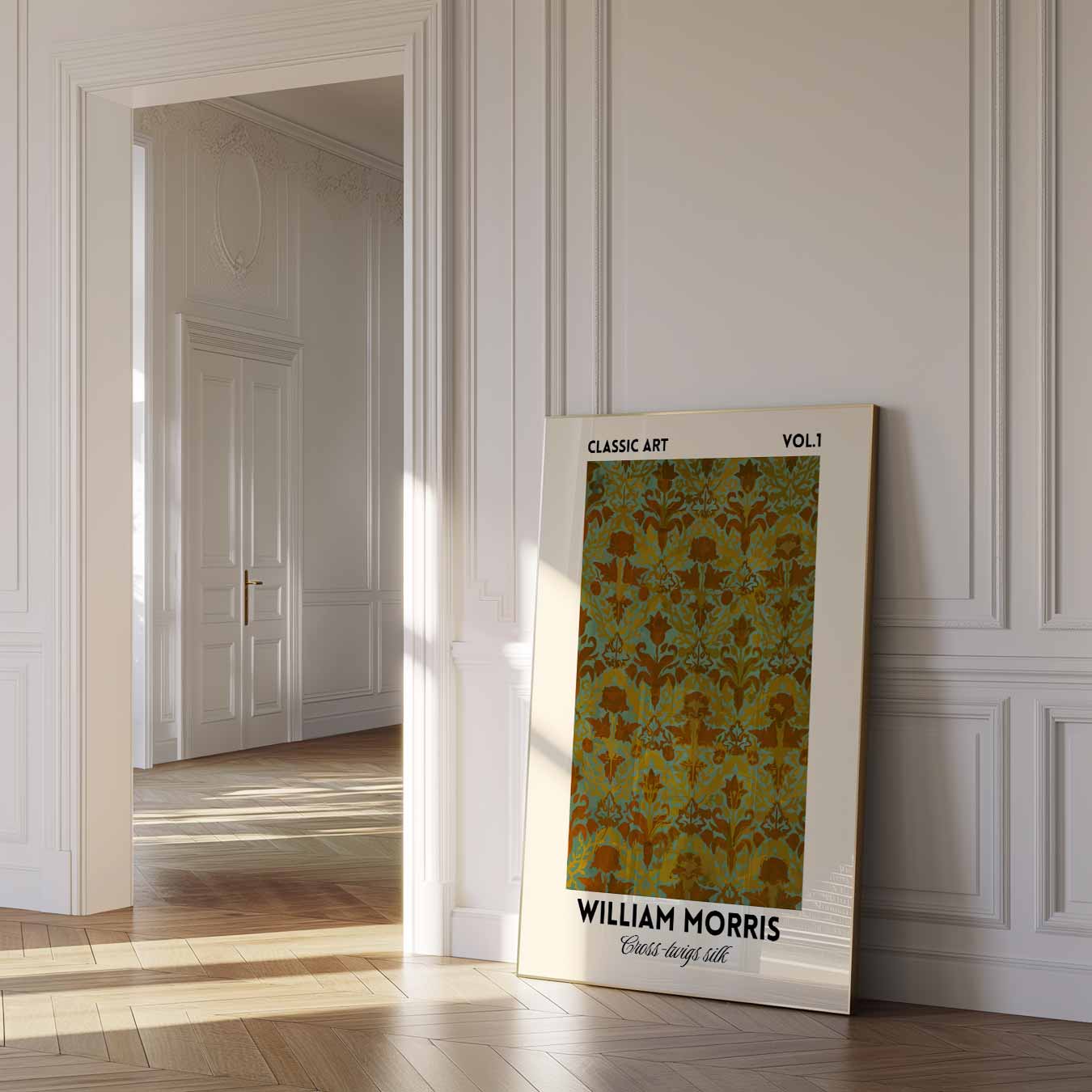 William Morris Bloemenpatroon Poster-WallArtistic