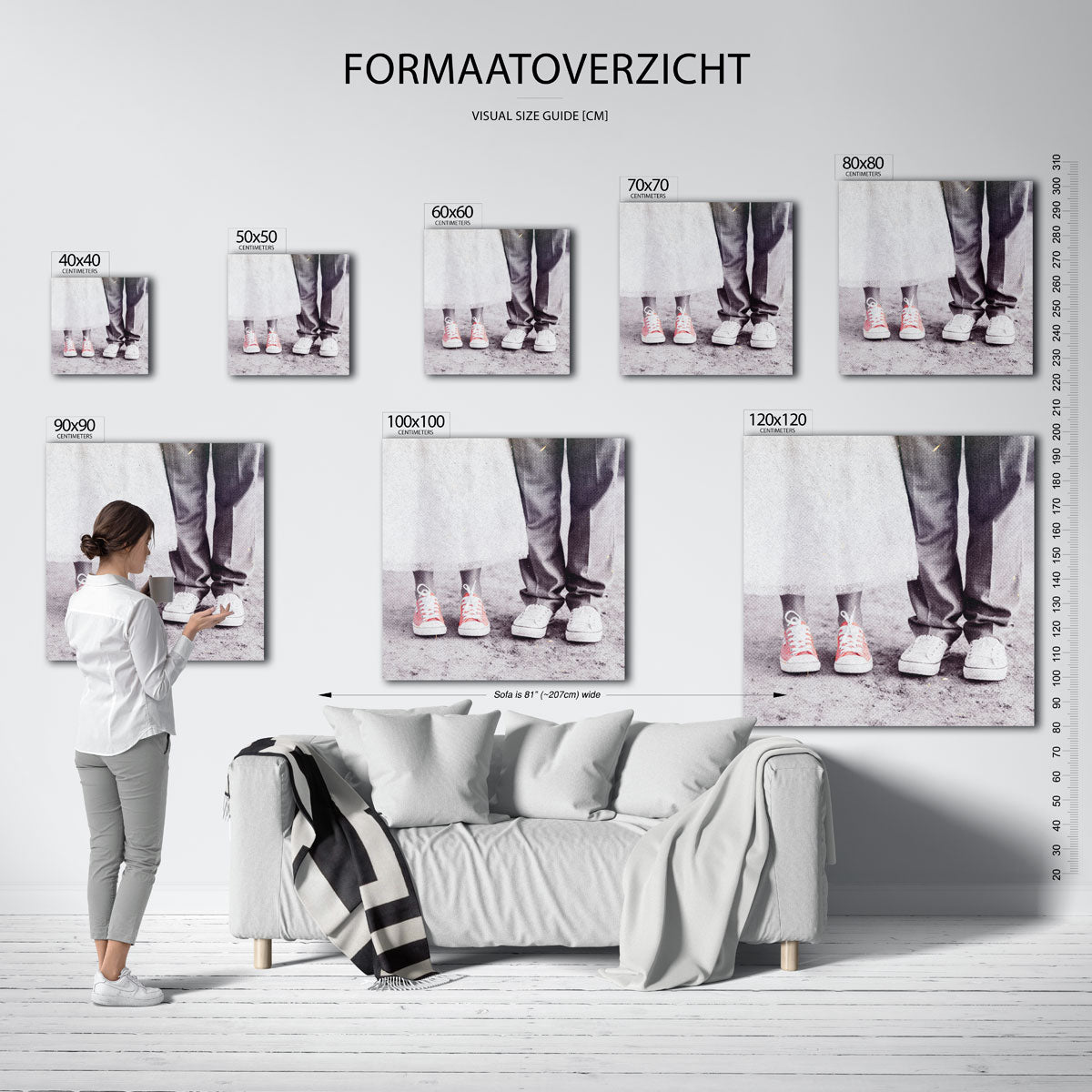 Sneakers en kleding Poster