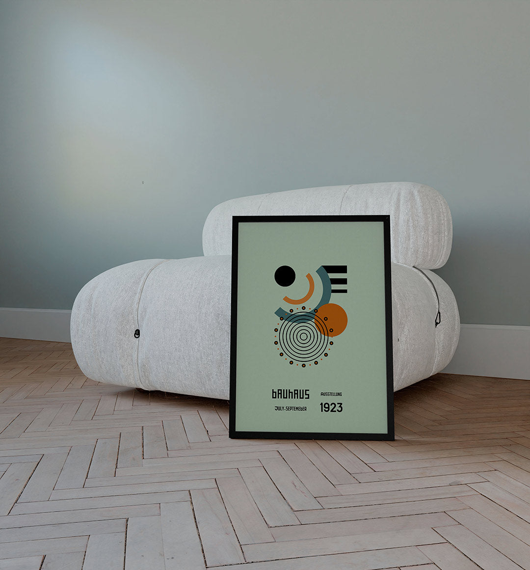 Cirkelvormen en lijnen Poster