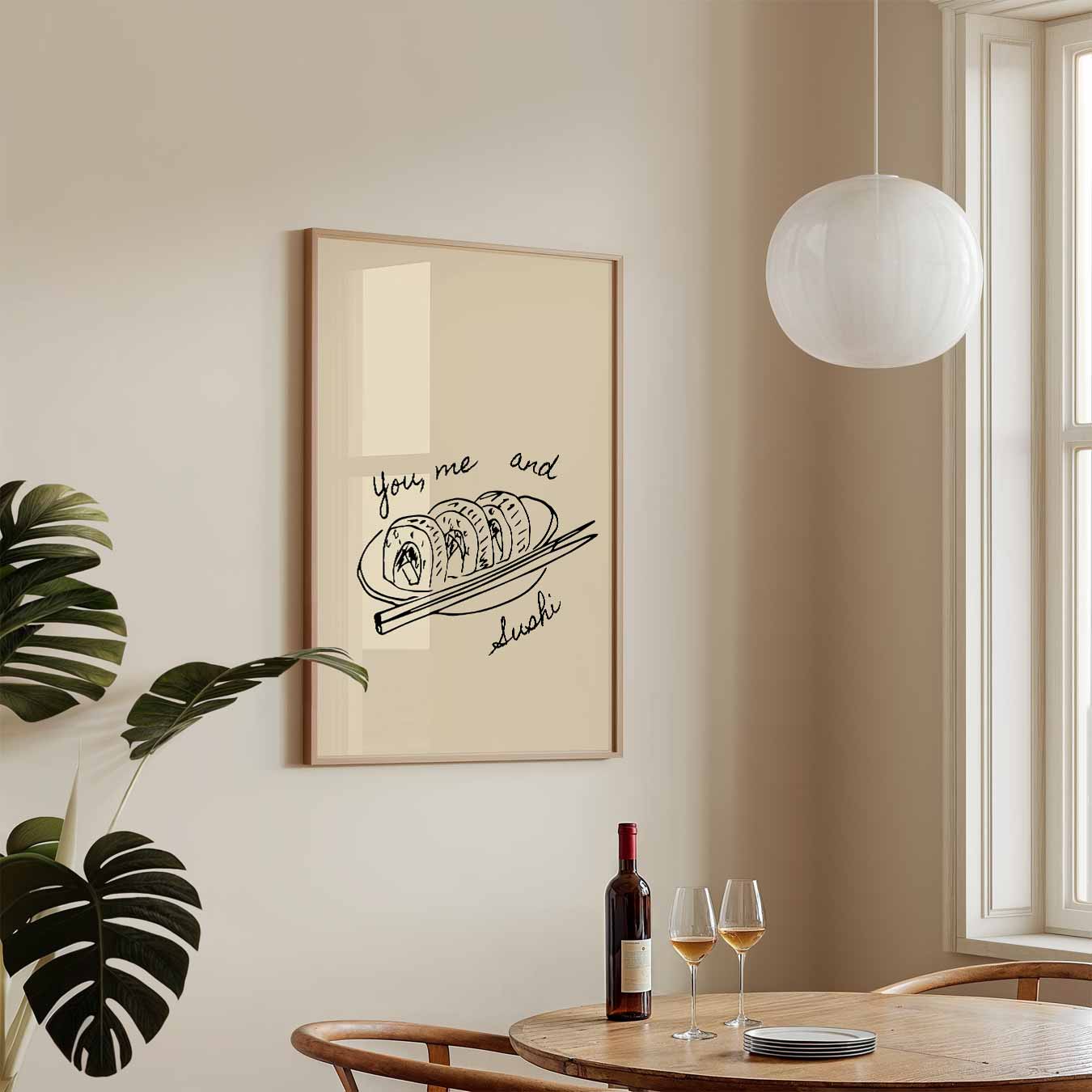 Sushi Date Poster-WallArtistic