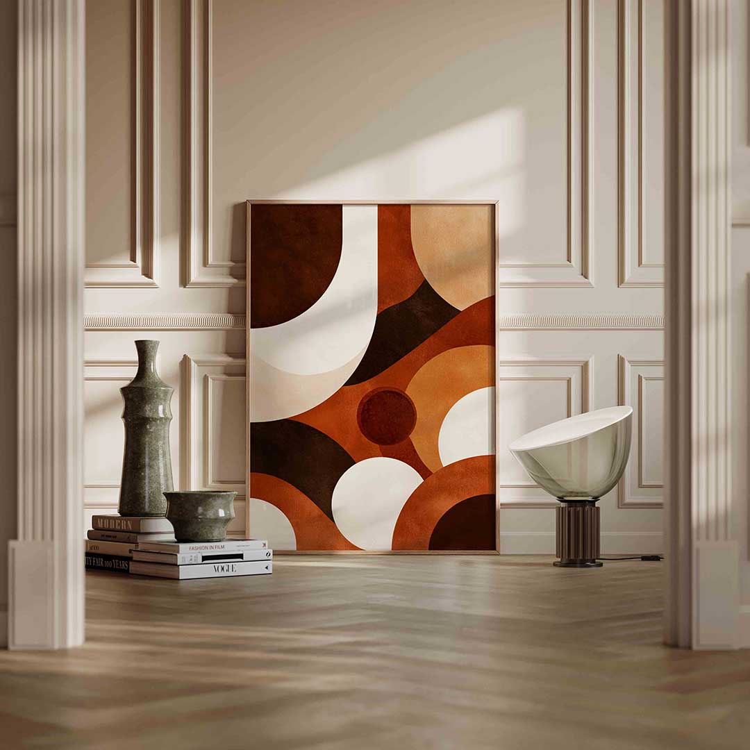 Abstracte vormen Poster