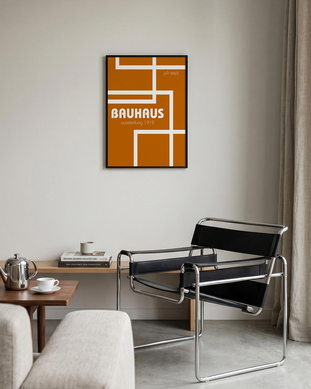 Lijnen en kleurvlakken Poster