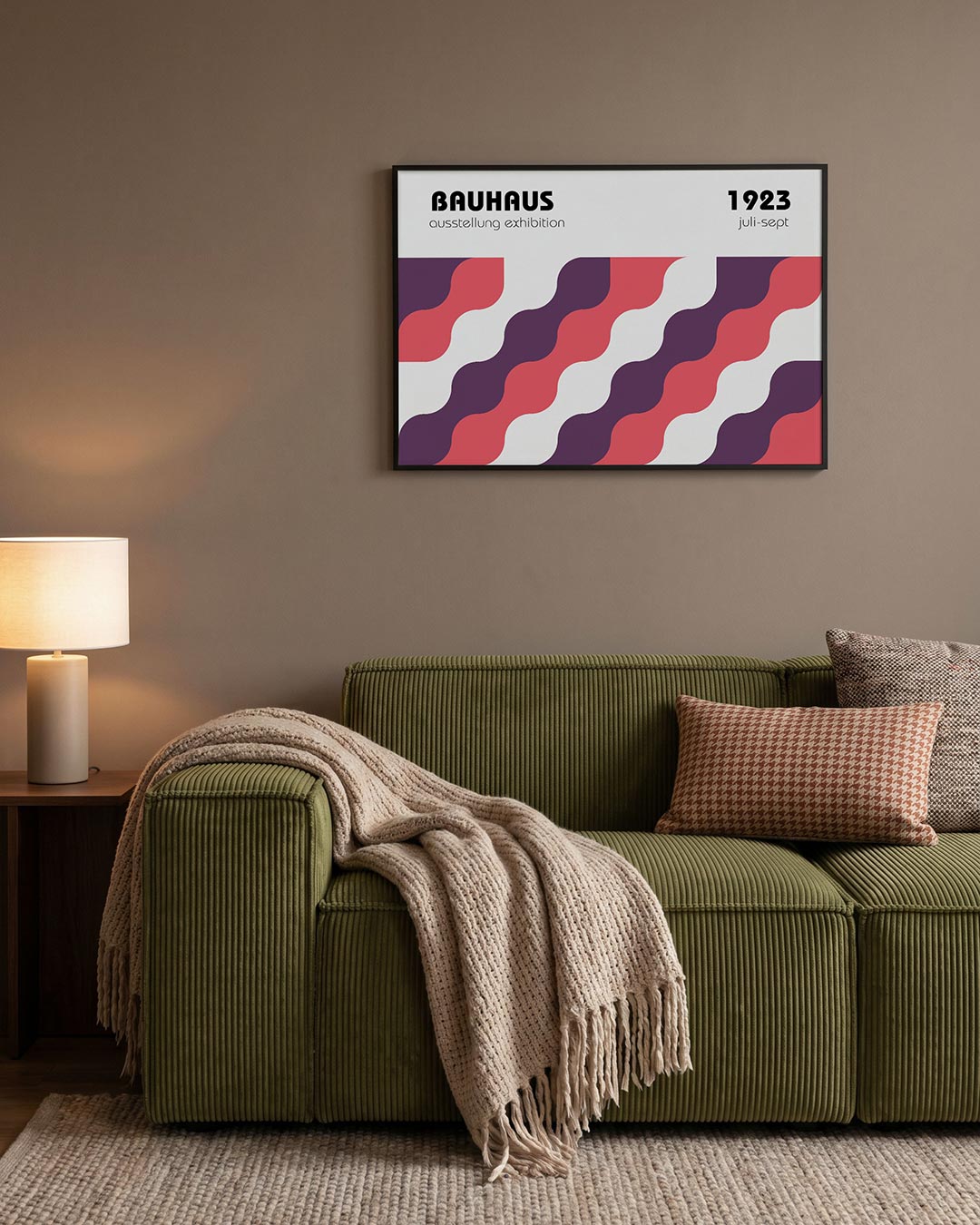 Golvend lijnenspel Poster