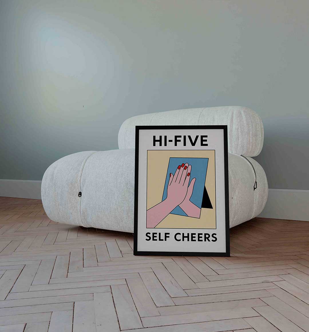 Hi five zelf Poster