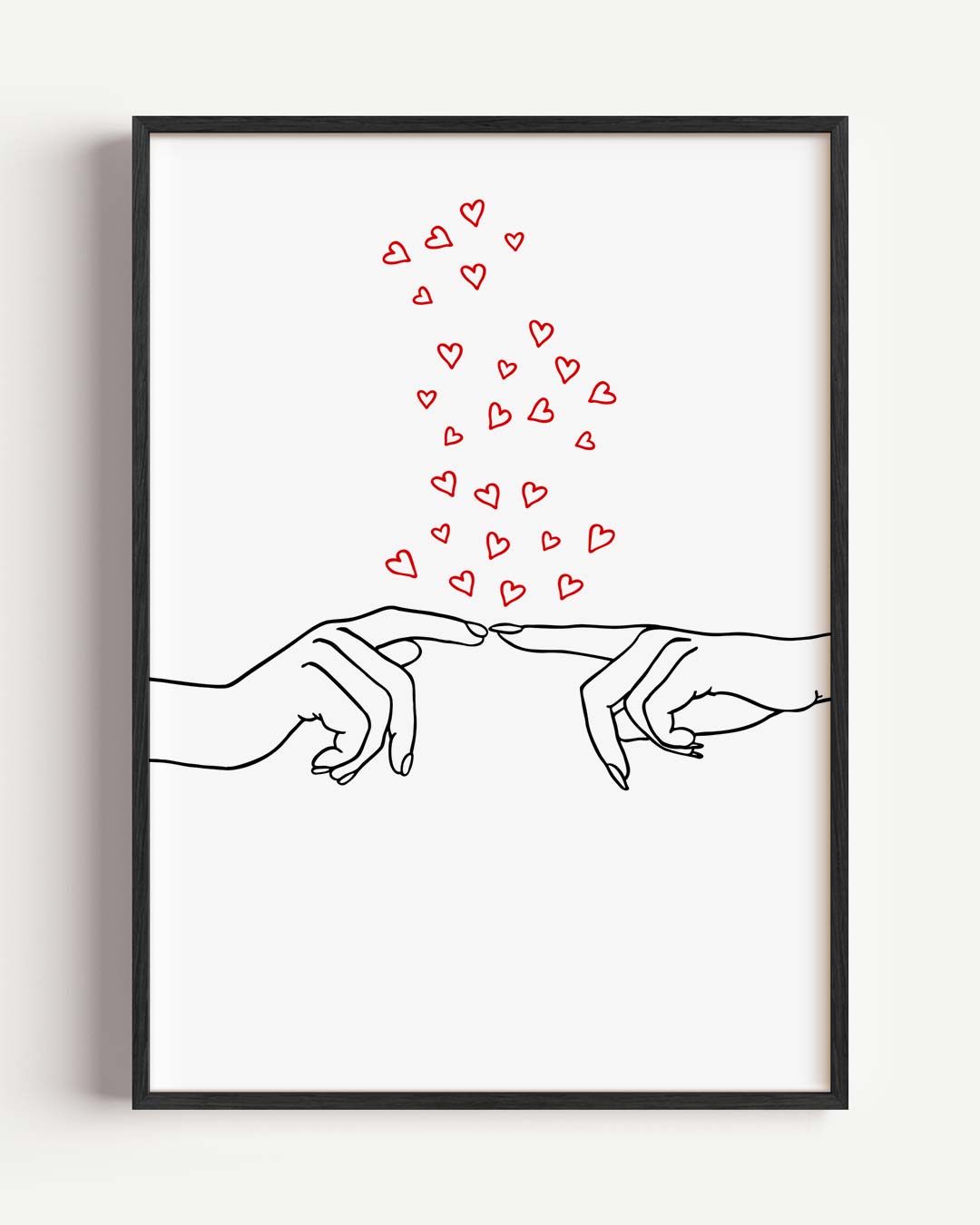 Liefdeshanden Poster-WallArtistic