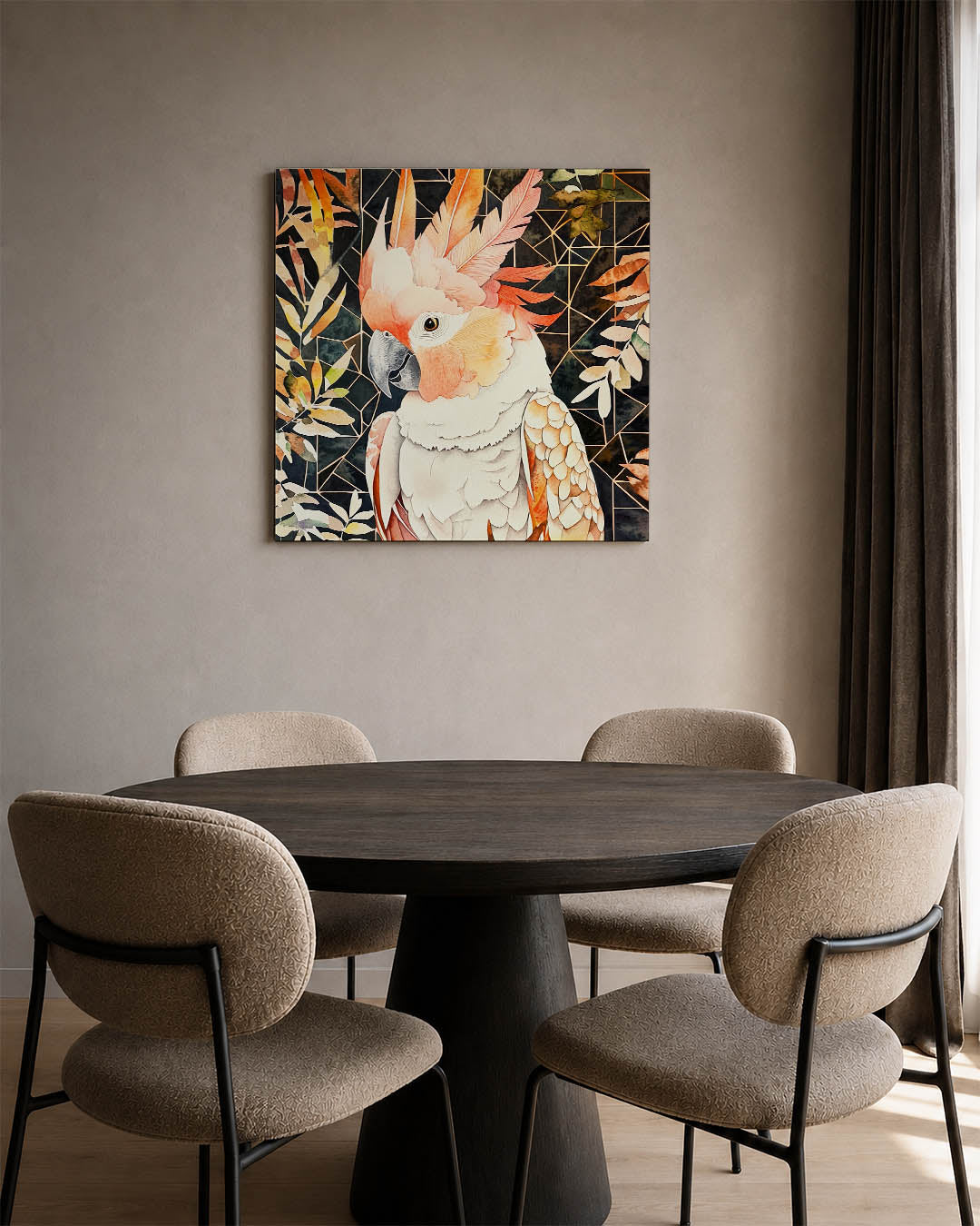Vrolijke vogel Kunstwerk