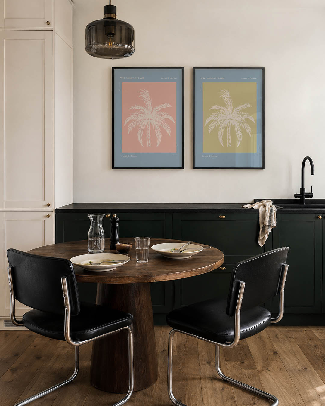 Zachte palm Posterset