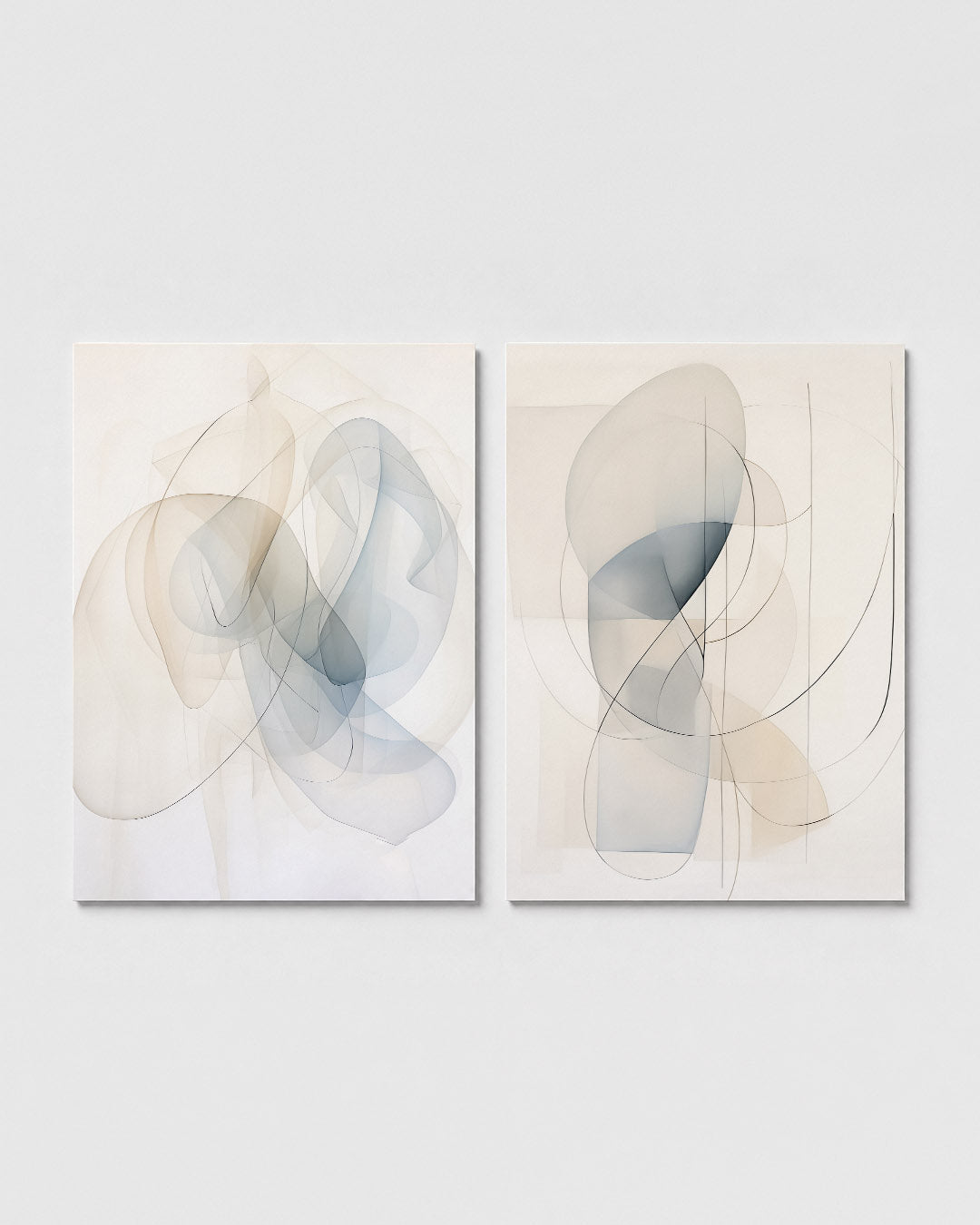 Zwevende lijnen Posterset