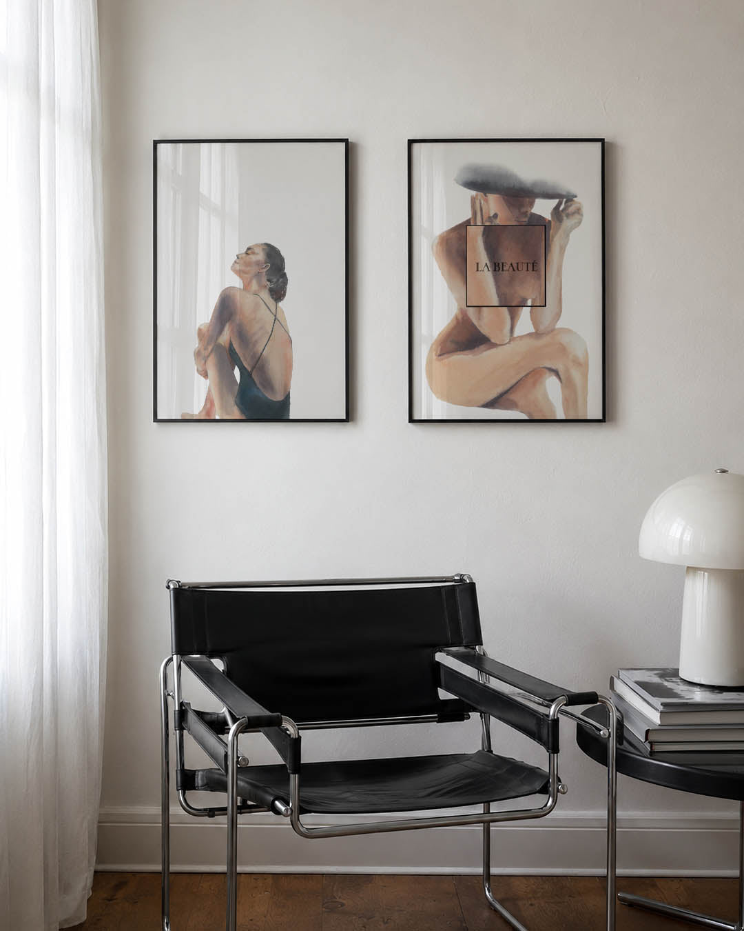 Zittende figuur Posterset