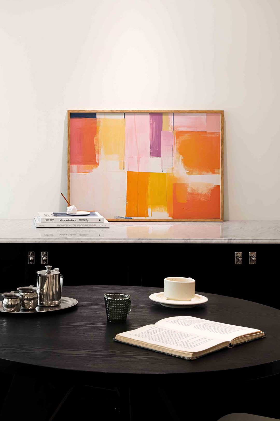 Abstracte kleurrijke vlakken Poster