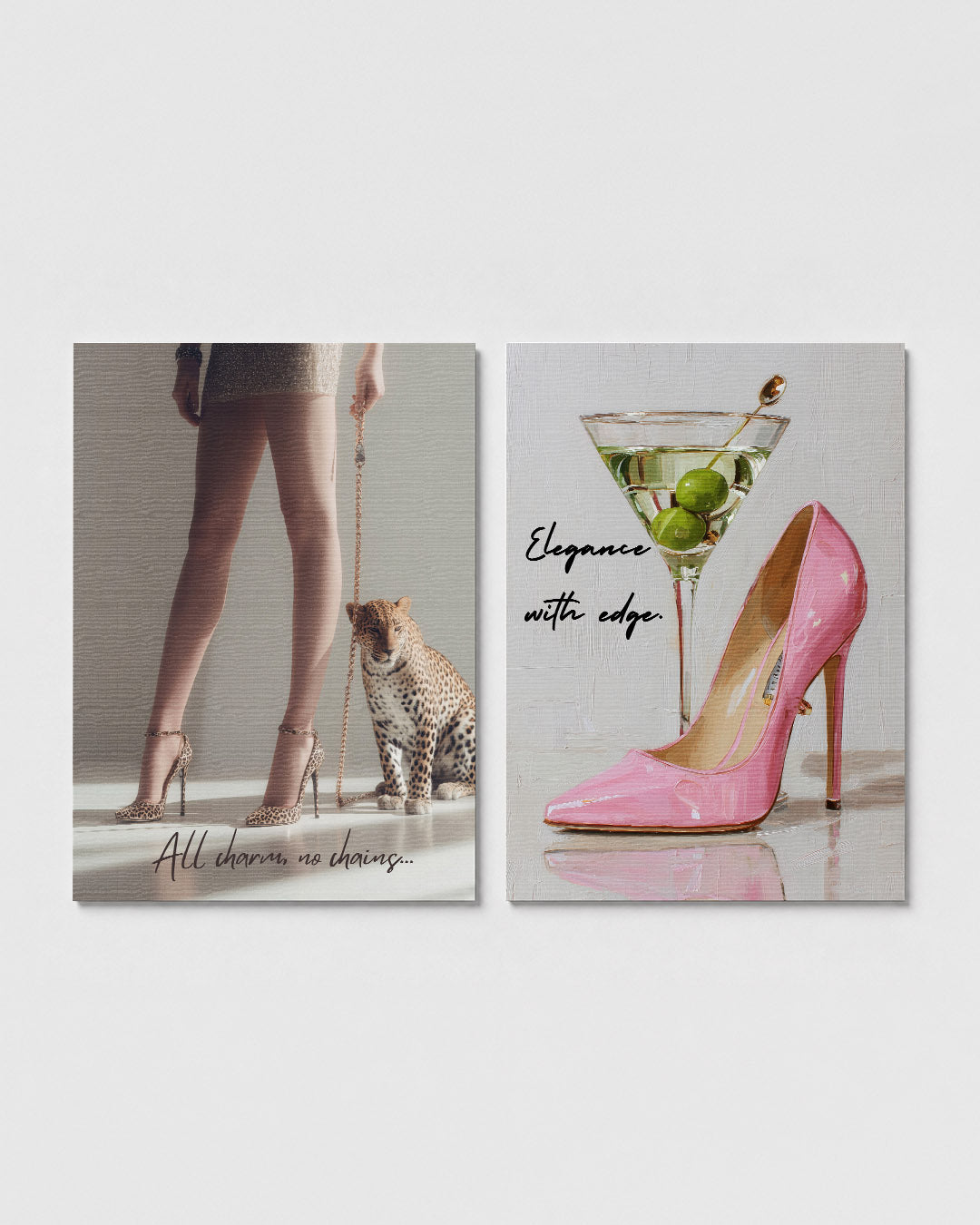 Elegante ontmoeting Posterset