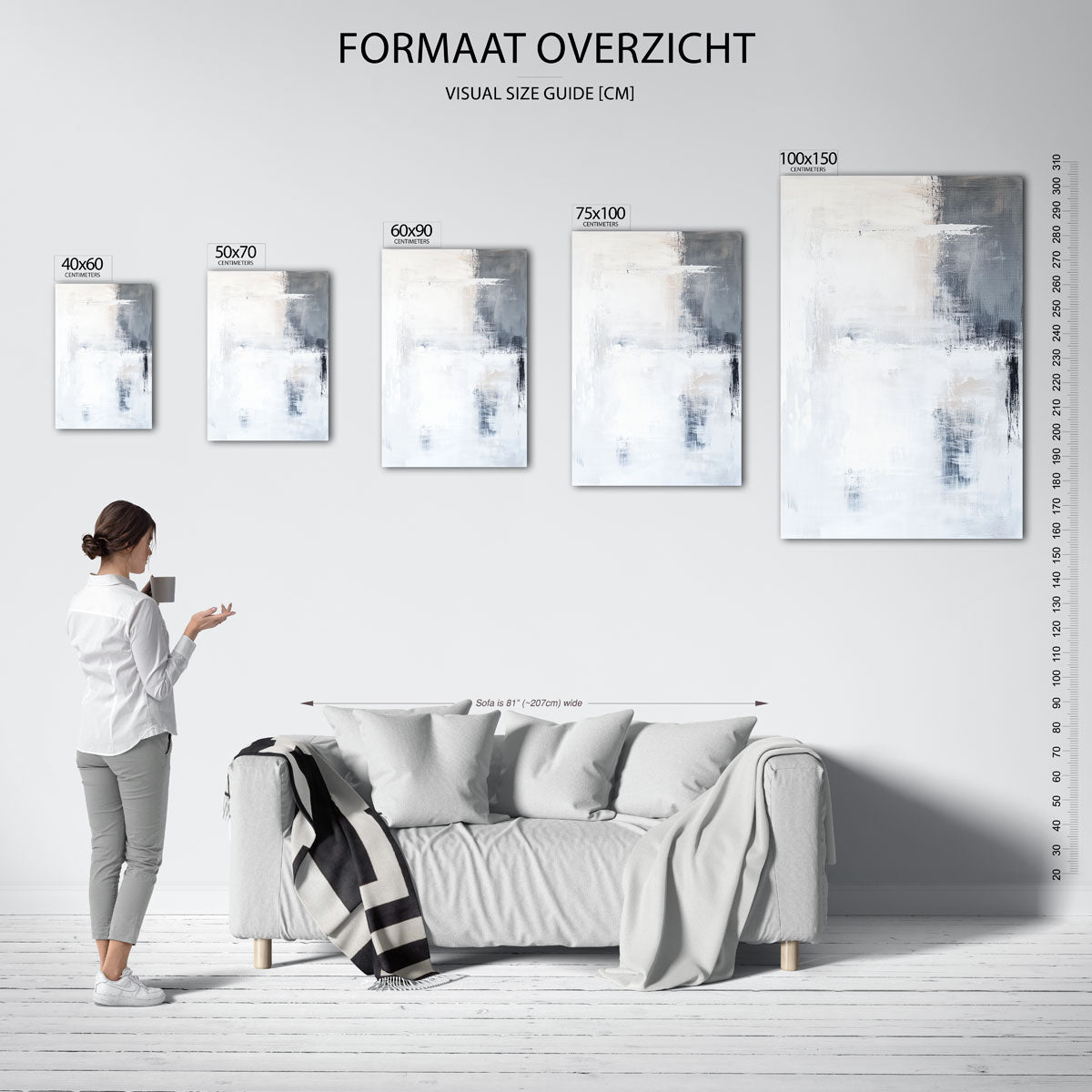 Verfijnde lijnen Kunstwerk