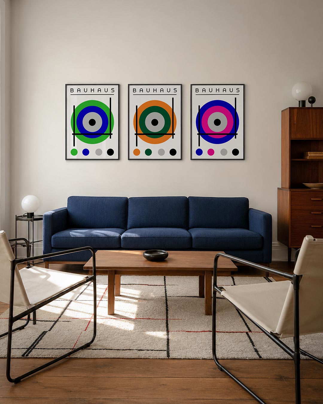 Cirkel en lijnenspel Posterset