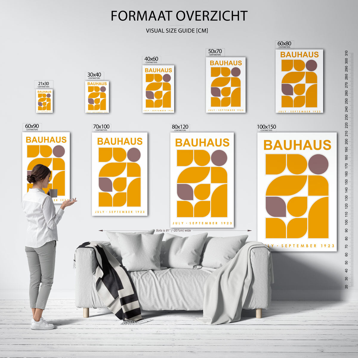 Vormen en vlakkenspel Poster