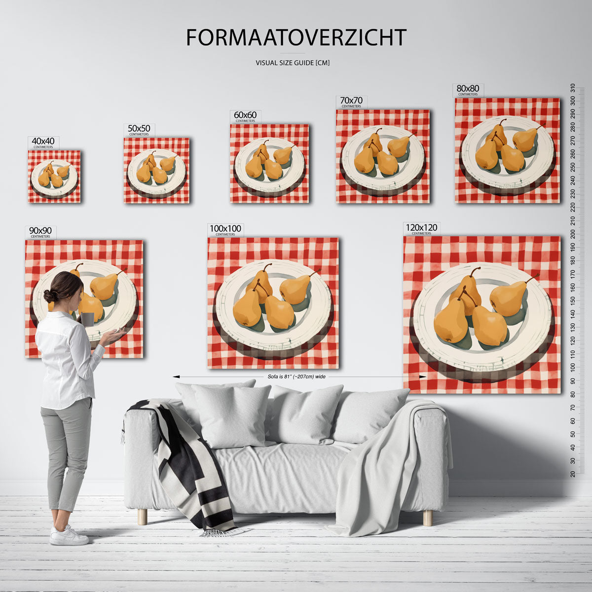 Peren op bord Poster