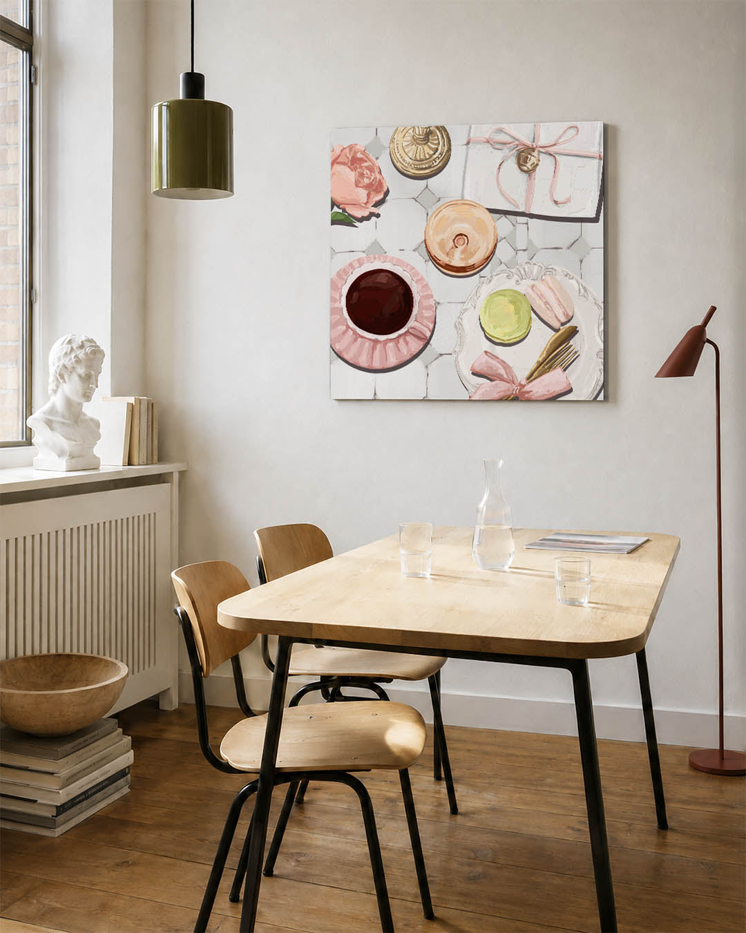 Elegante tafelscène Kunstwerk