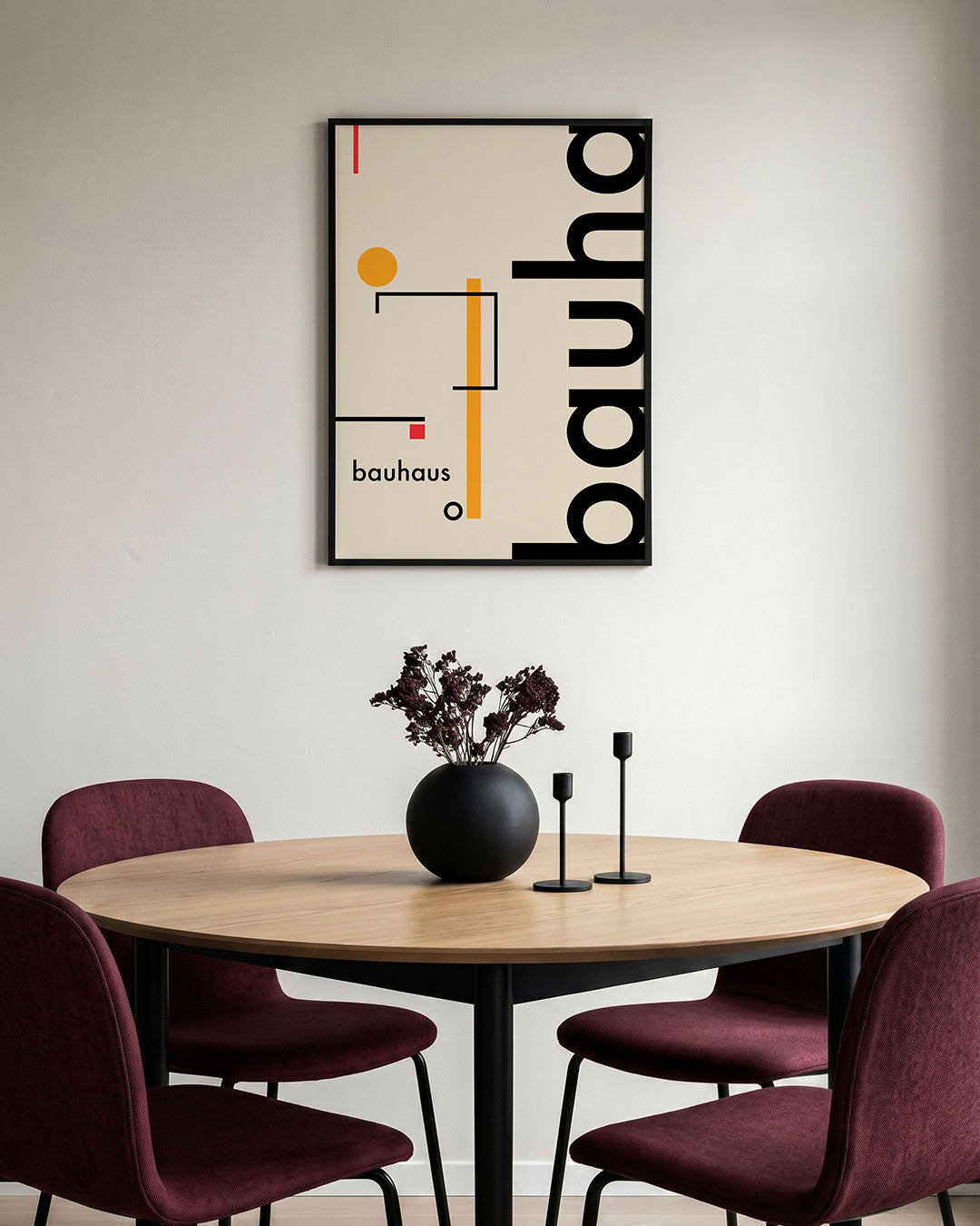 Vorm en lijnenspel Poster