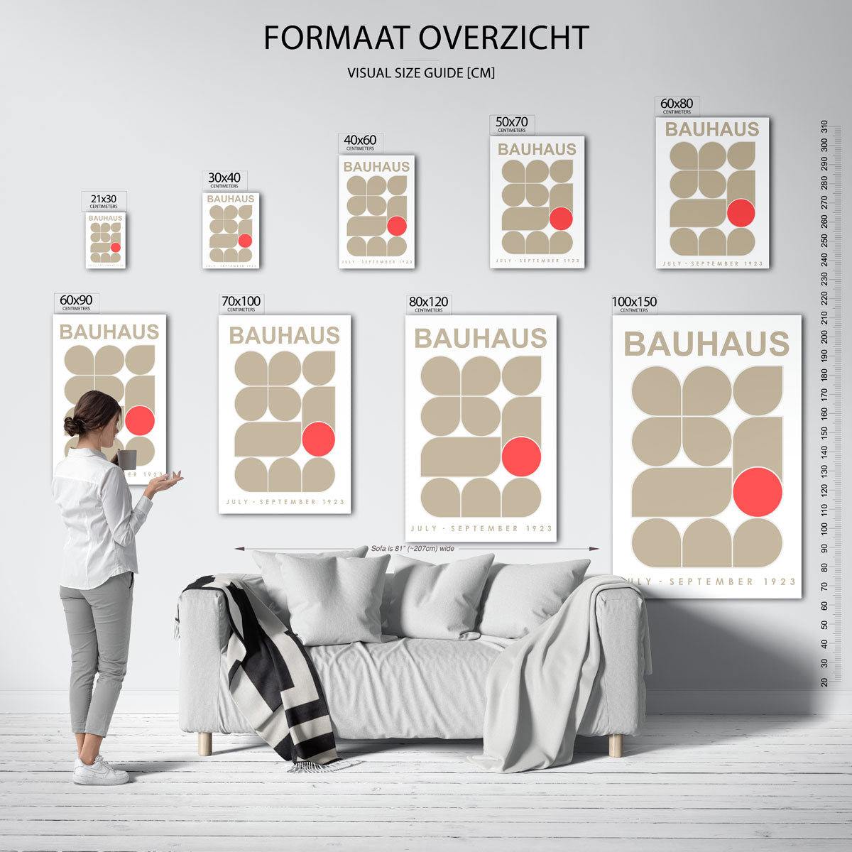 Vormen en vlakken Poster