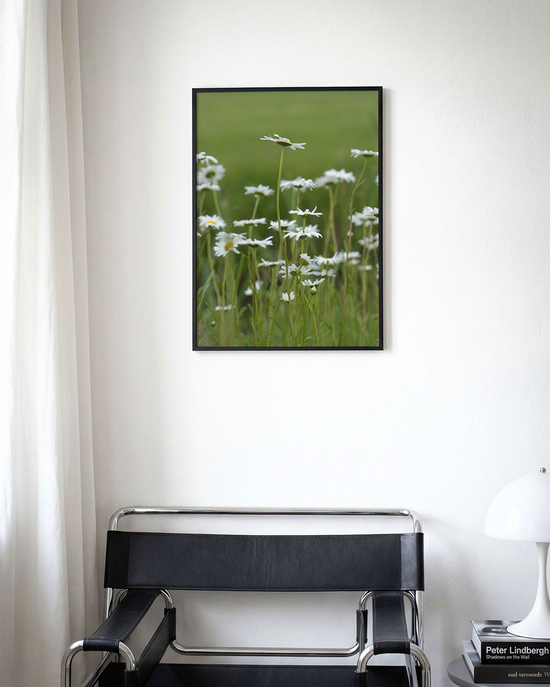 Bloemen in weide Poster