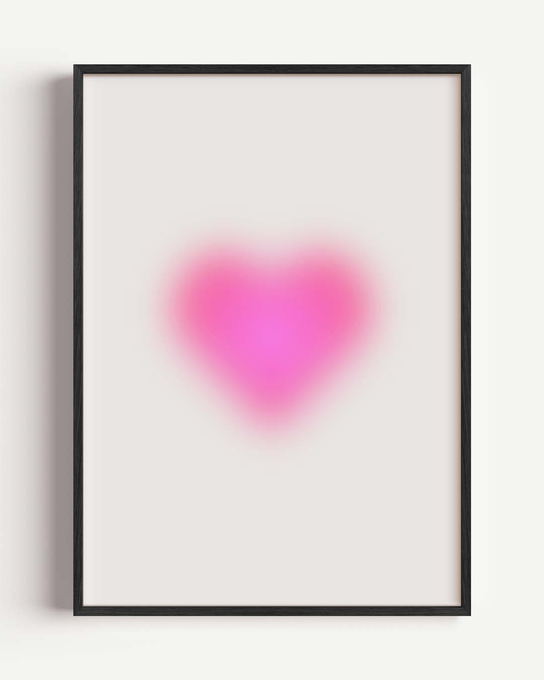 Magische Fluorescerende Hartposter-WallArtistic