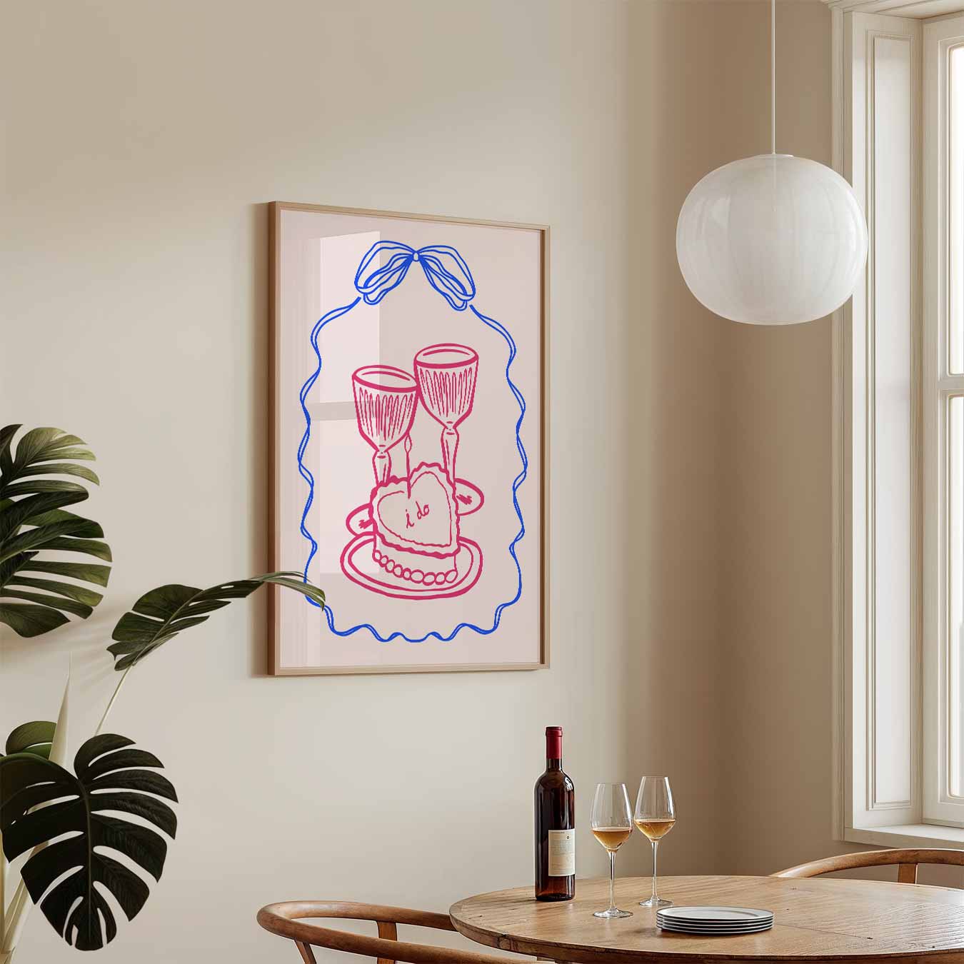 Romantische "I Do" Poster-WallArtistic