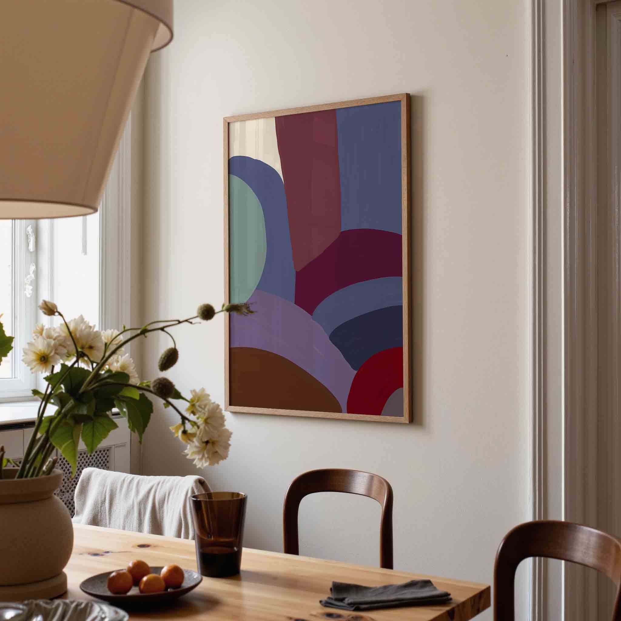 Abstracte vormen Poster