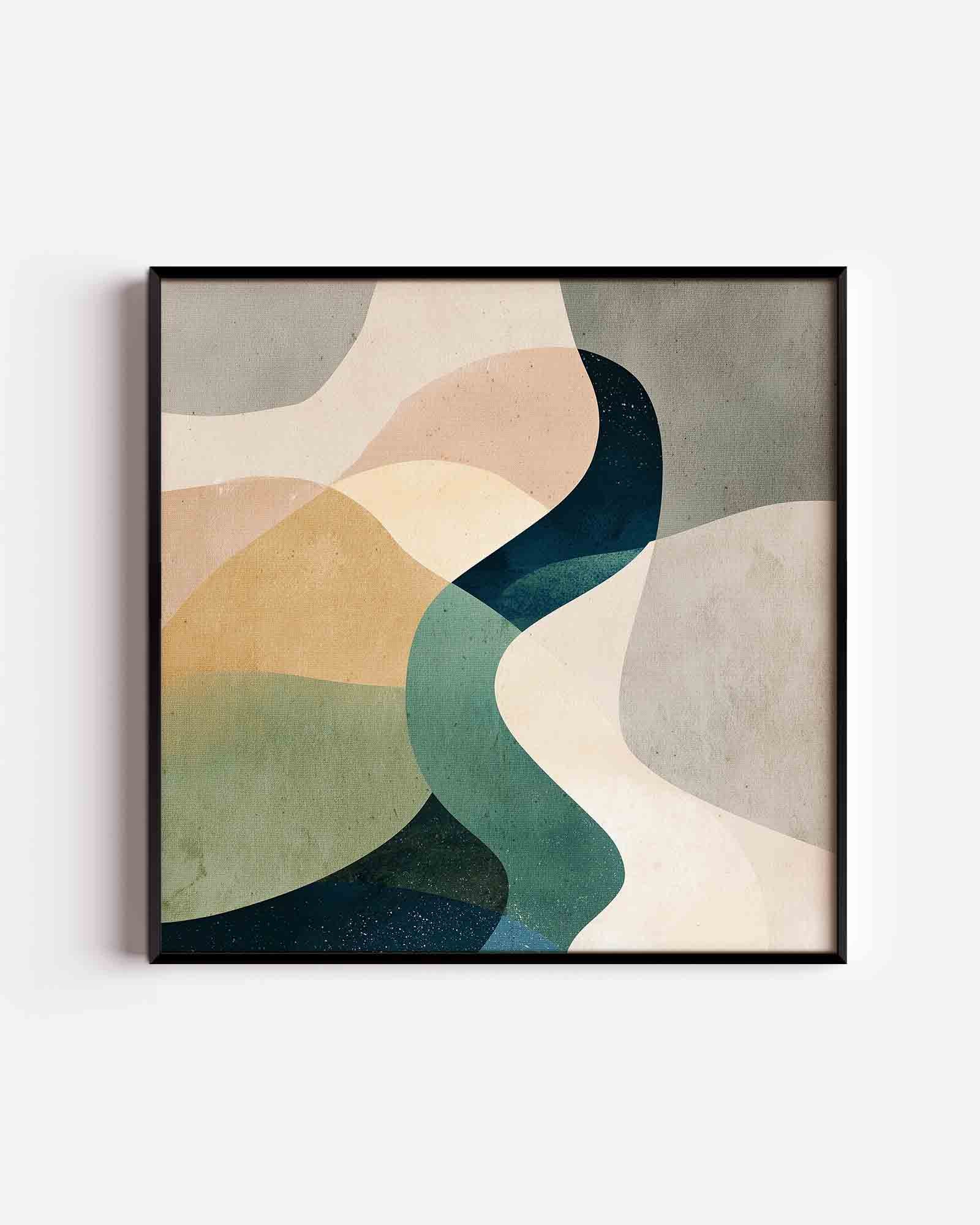 Abstracte vormen Poster